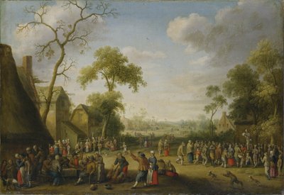 Vesnická scéna, 1637 od Joost Cornelisz. Droochsloot