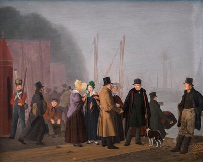 Scéna na rozloučenou v Toldbodenu od Jorgen Roed