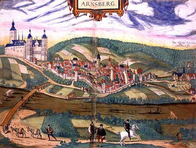 Mapa Arnsbergu, forma 