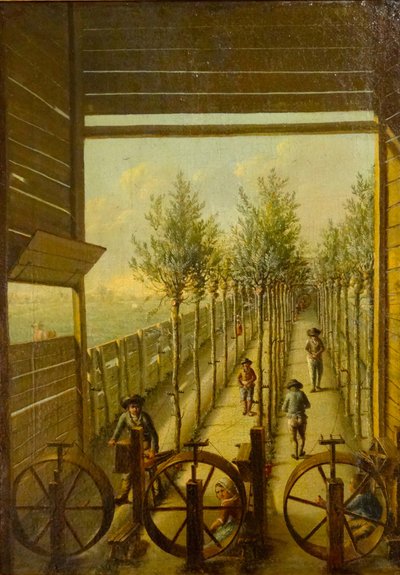 Kleingarenbaan na Jaagpadu v Goudě v roce 1795 od Joris Herst