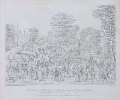 Slavnost v Horseydownu kolem roku 1590 od Joris Hoefnagel