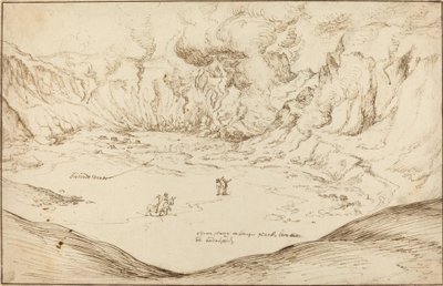 Forum Vulcani: The Hot Springs v Pozzuoli od Joris Hoefnagel