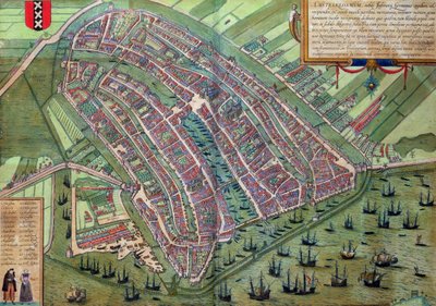 Mapa Amsterdamu, z 