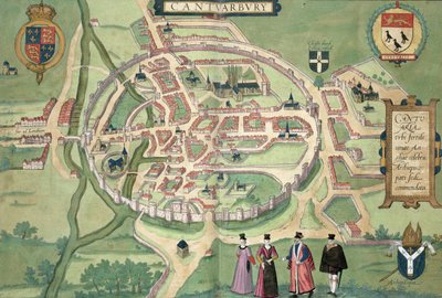 Mapa Canterbury, z 