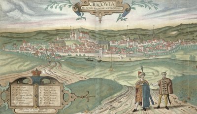 Mapa Krakova, z 