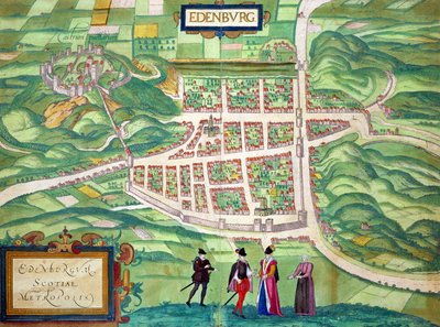 Mapa Edinburghu, z 