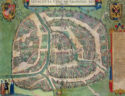 Mapa Moskvy, z 