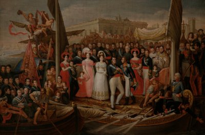 Ferdinand VII. se vylodil v Puerto de Santa María od José Aparicio