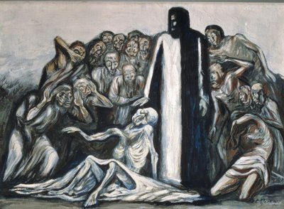 Vzkříšení Lazara od José Clemente Orozco