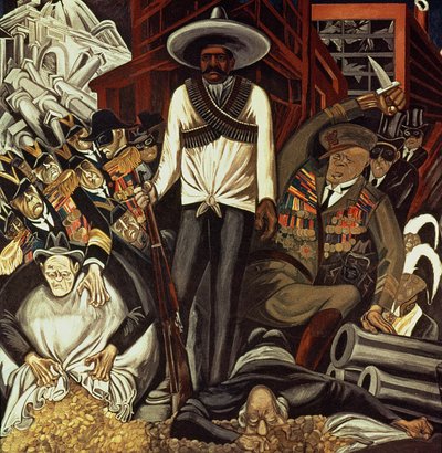 Hispánská Amerika, z Eposu americké civilizace od José Clemente Orozco