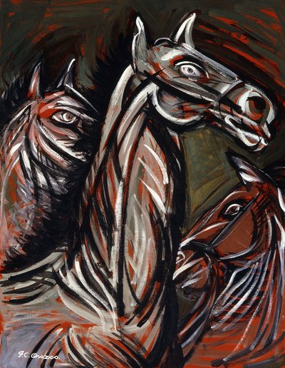 koně; Koně od José Clemente Orozco