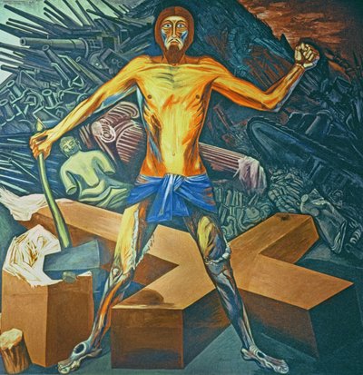 Moderní stěhování ducha, z Eposu americké civilizace od José Clemente Orozco