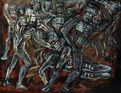 Bílí bohové; Los Teules od José Clemente Orozco
