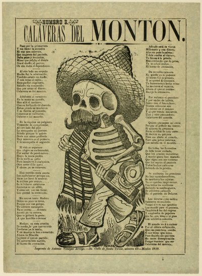 Kalavera mší, č. 2 od José Guadalupe Posada