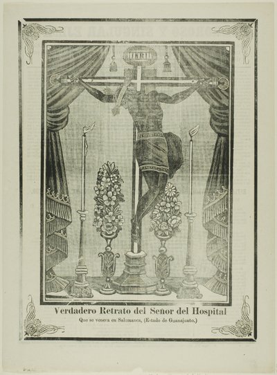 Pravdivý portrét našeho Pána nemocnice od José Guadalupe Posada
