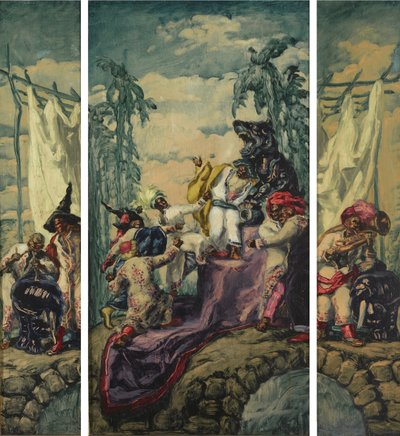 Léto - Afrika Triptych, 1917-1918 od José María Sert