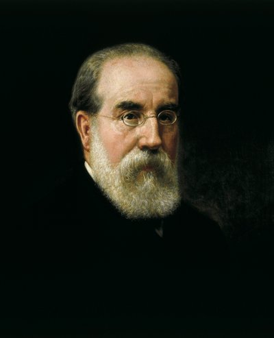 Portrét Francisco Pi i Margall (1824-1901) španělský státník a spisovatel (1824-1901) od José Sánchez Pescador
