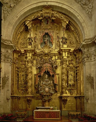 Retable of the Sacrament Chapel od Jose Benito de Churriguera
