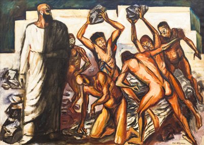 Umučení svatého Štěpána od José Clemente Orozco