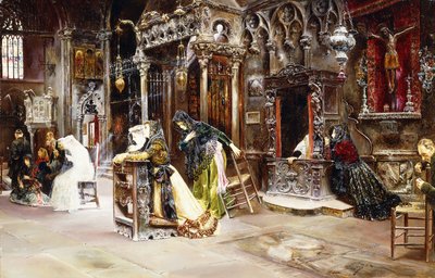 Vyznání, 1893 od Jose Gallegos Arnosa
