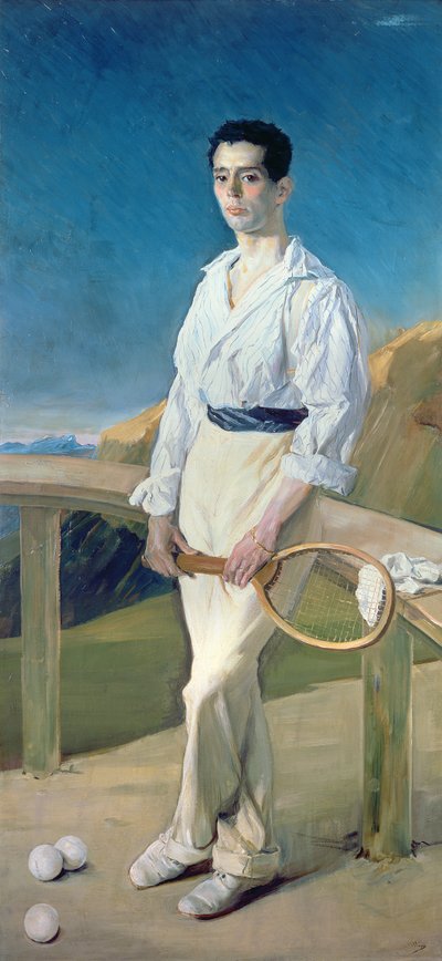 Tenista (olej) od Jose Villegas Cordero
