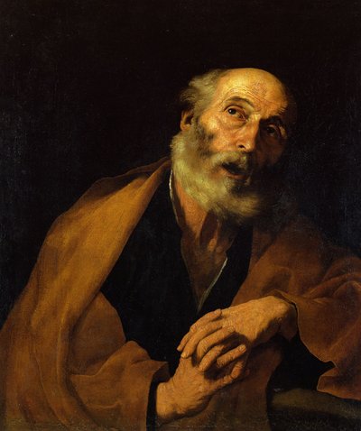 Pokání svatého Petra, 1630 od Jusepe de Ribera