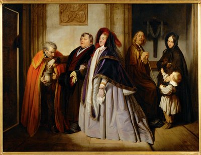 Vdovin peníz (malba na plátně) od Josef Danhauser