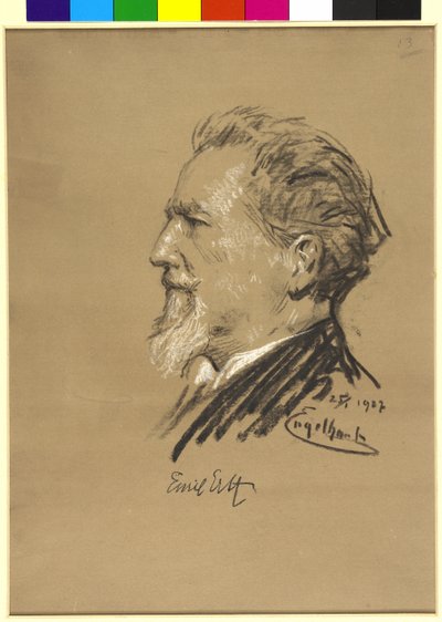 Obraz Emila Ertla 1889 od Josef Engelhart