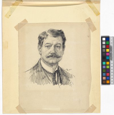 Autoportrét Josef Engelhart 1914 od Josef Engelhart