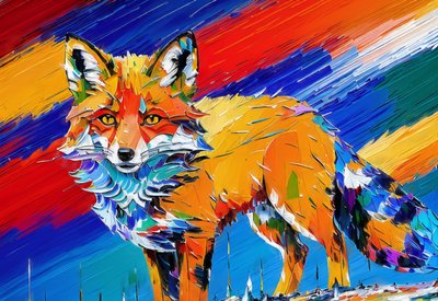 Zvířata Fox_1 od Josef Johann Michel