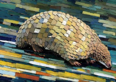 Zvířata: pangolin 2 od Josef Johann Michel