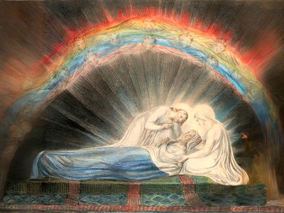 JJM-recreate_Blake-W_Der Tod des hl Joseph od Josef Johann Michel