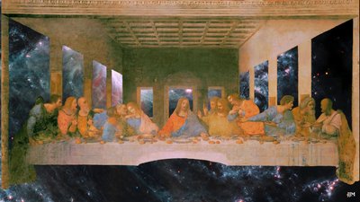 JJM-recreate: Leonardo da Vinci_The Last Supper+JWST od Josef Johann Michel