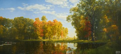 JJM znovu vytváří Bierstadt-A: Autumn Forest od Josef Johann Michel