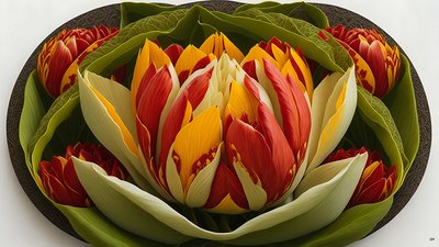 mandala: tulipány elements_01 od Josef Johann Michel