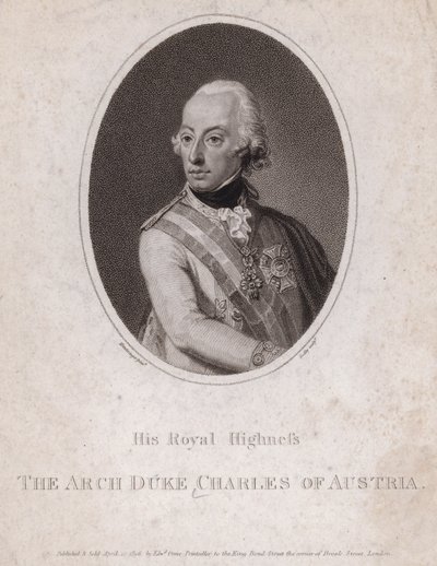 Arcivévoda Karel, vévoda těšínský, rakouský voják od Josef Kreutzinger