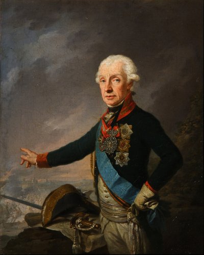 Portrét polního maršála generalissima prince Alexandra Suvorova 1729-1800, 1799 od Josef Kreuzinger