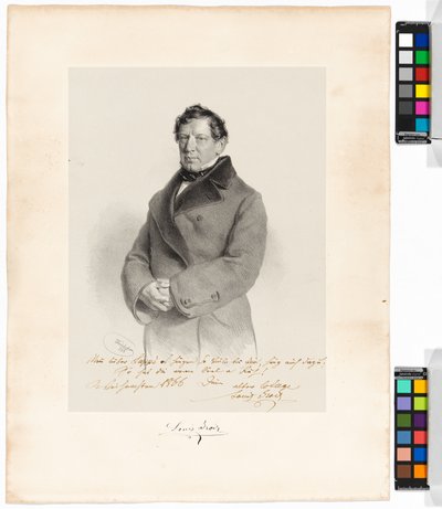 Alois (Louis) Grois (1809-1874), zpěvák, herec od Josef Kriehuber