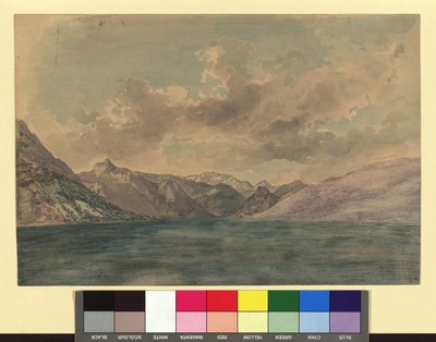 Jezero Traunsee od Josef Kriehuber