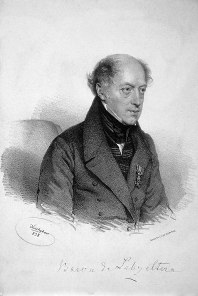 Franz Lebzeltern Litho od Josef Kriehuber