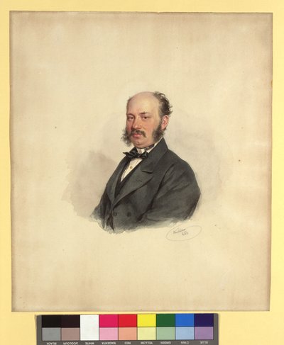 Karl Stampfl, burzovní makléř? od Josef Kriehuber