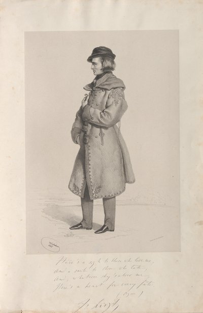 Portrét Franze Liszta 1811-1886, 1840. od Josef Kriehuber
