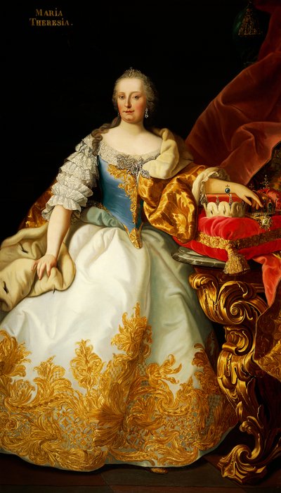 Portrét Marie Terezie Rakouské (Vídeň od Josef and Mayrhofer Friedrich Kiss