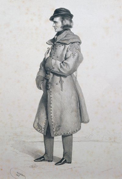 Portrét Franze Liszta (Raiding od Josef Nikolaus Kriehuber