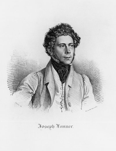 Portrét Josefa Franze Karla Lannera (Vídeň od Josef Nikolaus Kriehuber