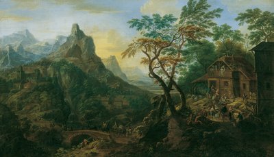 horská krajina od Josef Orient