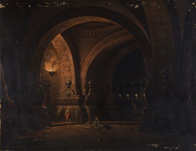 Caesar Octavianus najde Kleopatru na mrtvole Antonia od Josef Platzer
