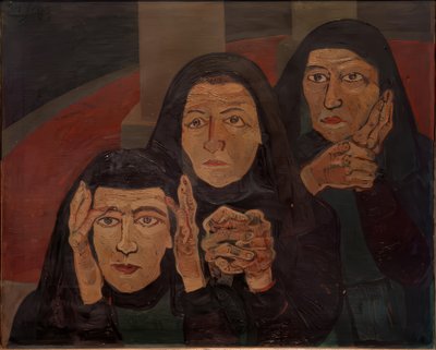 Tři truchlící ženy (Lamentující ženy) od Josef Scharl