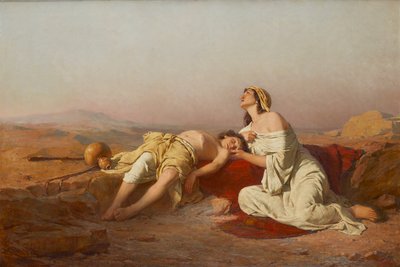 Hagar a Ismael v poušti od Josef Straka