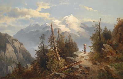 Hra na Großvenediger od Josef Thoma